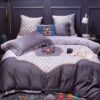 Gucci Cat Light Purple Quilt Bedding Set