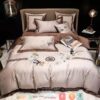 Gucci Coral Light Pink Quilt Bedding Set