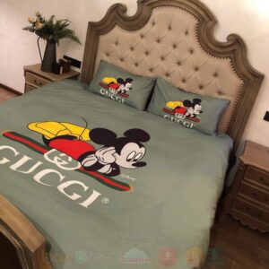 Gucci Disney Mickey Mouse Inspired Bedding Set