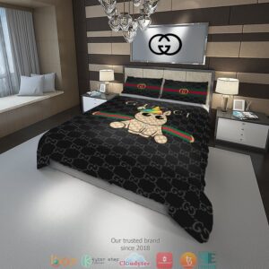 Gucci Dog Unicorn Quilt Bedding Set