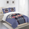 Gucci Flowers Purple Bedding Set