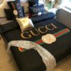 Gucci Gc Logo Black Bedding Set