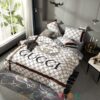 Gucci Gc Pattern White Bedding Set