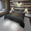 Gucci High-End Brand Grey Quilt Bedding Set