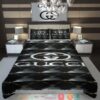 Gucci Luxury Black Quilt Bedding Set