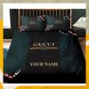 Gucci Luxury Gc Personalized Custom Quilt Bedding Set