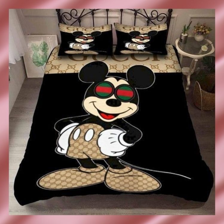Gucci Mickey Mouse Quilt Bedding Set Gucci Mickey Mouse Quilt Bedding Set