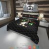 Gucci Mickey Mouse Red Green Stripe Quilt Bedding Set