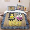 Gucci Minion Bat Man And Joker Cute Luxury Brand Bedding Set