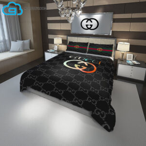Gucci Monogram Colorful Duvet Cover Bedding Sets