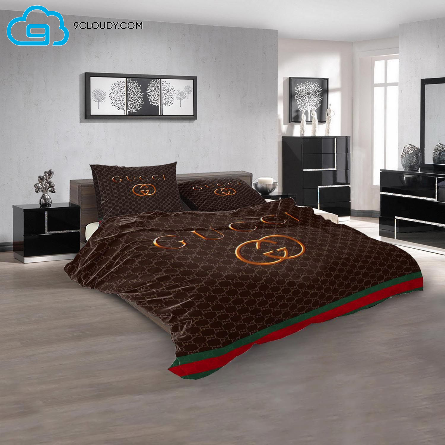 Gucci Monogram Full Print Duvet Cover Bedding Sets Gucci Monogram Full Print Duvet Cover Bedding Sets