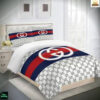 Gucci Monogram Symbols Full Print Duvet Cover Bedding Set