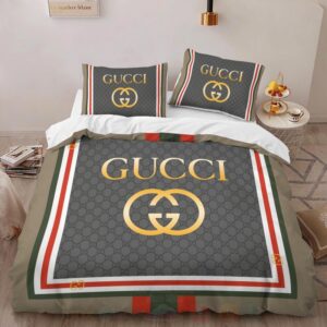 Gucci Multi Color Luxury Brand Bedding Set
