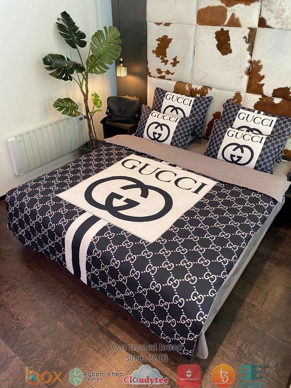 Gucci Navy Duvet Cover Bedding Set Gucci Navy Duvet Cover Bedding Set