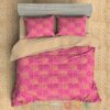 Gucci Pink Pattern Quilt Bedding Set