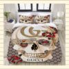 Gucci Skull Quilt Bedding Set