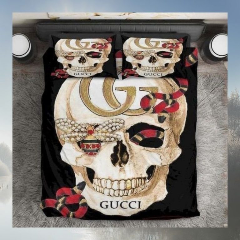Gucci-Skull-Snake-Duvet-Cover-Bedding-Set-2