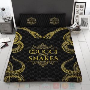 Gucci Snake Inspired Bedding Set