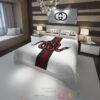 Gucci Snake White Quilt Bedding Set