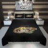 Gucci Tiger Full Black Luxury Brand Bedding Set