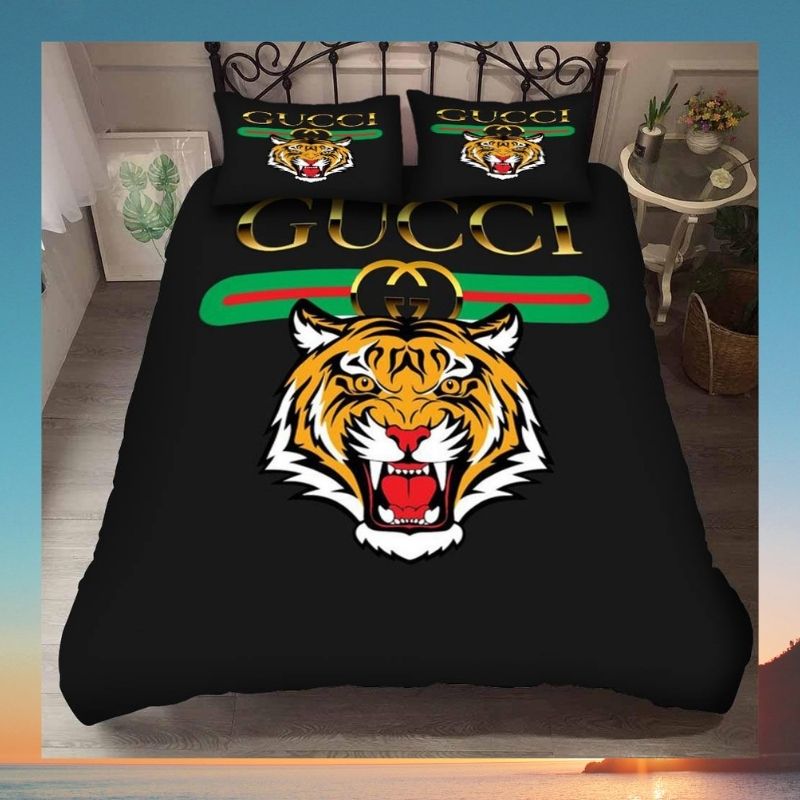 Gucci Tiger Quilt Bedding Set Gucci Tiger Quilt Bedding Set
