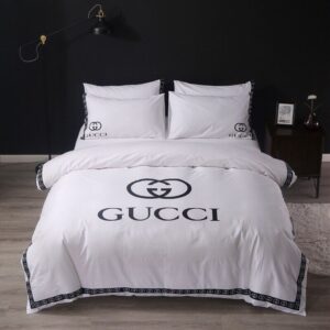 Gucci White Bedding Set
