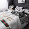 Gucci White Inspired Bedding Set