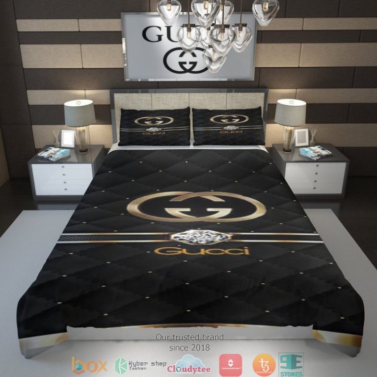 Guccie-Diamond-Quilt-Bedding-Set-2