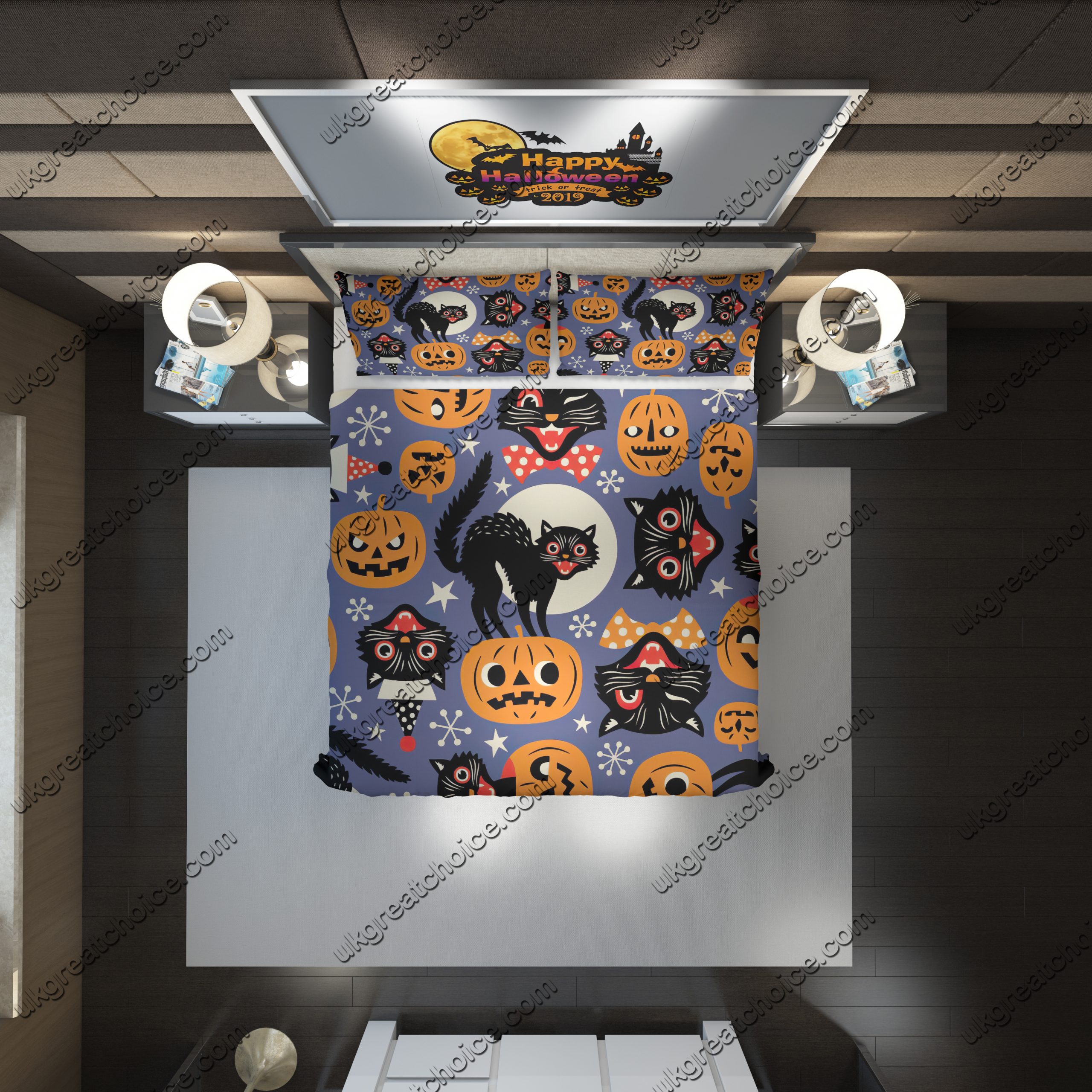 Halloween 72 Duvet Cover and Pillowcase Set Bedding Set Halloween 72 Duvet Cover and Pillowcase Set Bedding Set