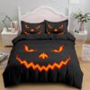 Halloween Jack O Lantern Pumpkin Bedding Set