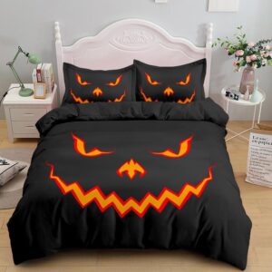 Halloween Jack O Lantern Pumpkin Bedding Set