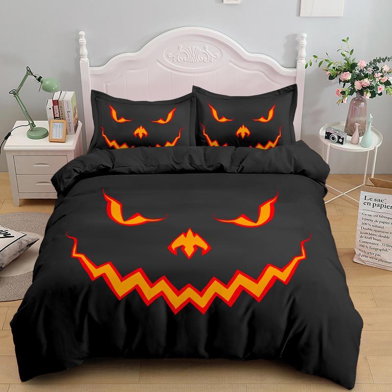 Halloween Jack O Lantern Pumpkin Bedding Set Halloween Jack O Lantern Pumpkin Bedding Set
