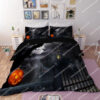 Halloween Mansion And Halloween Night Full Printing Bedding Set