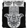 Hamsa Hand Duvet Cover and Pillowcase Set Bedding Set