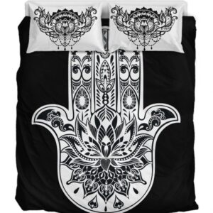 Hamsa Hand Duvet Cover and Pillowcase Set Bedding Set