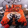 Happy Halloween And Horror Pumpkins Full Printing Bedding Set