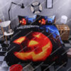 Happy Halloween And Pumpkin’S Face Full Printing Bedding Set