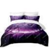 Happy Halloween Bat Night Flight Full Printing Bedding Set