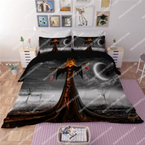 Happy Halloween Horror Pumpkin Full Printing Bedding Set