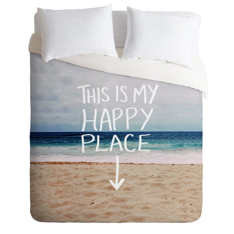 Happy Place X Beach Duvet Cover and Pillowcase Set Bedding Set Happy Place X Beach Duvet Cover and Pillowcase Set Bedding Set