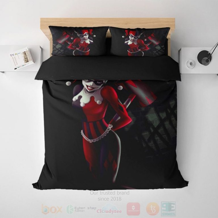 Harley-Quin-Black-Beautiful-Bedding-Set-1