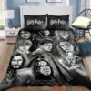 Harry Potter Characters Grey Bedding Set