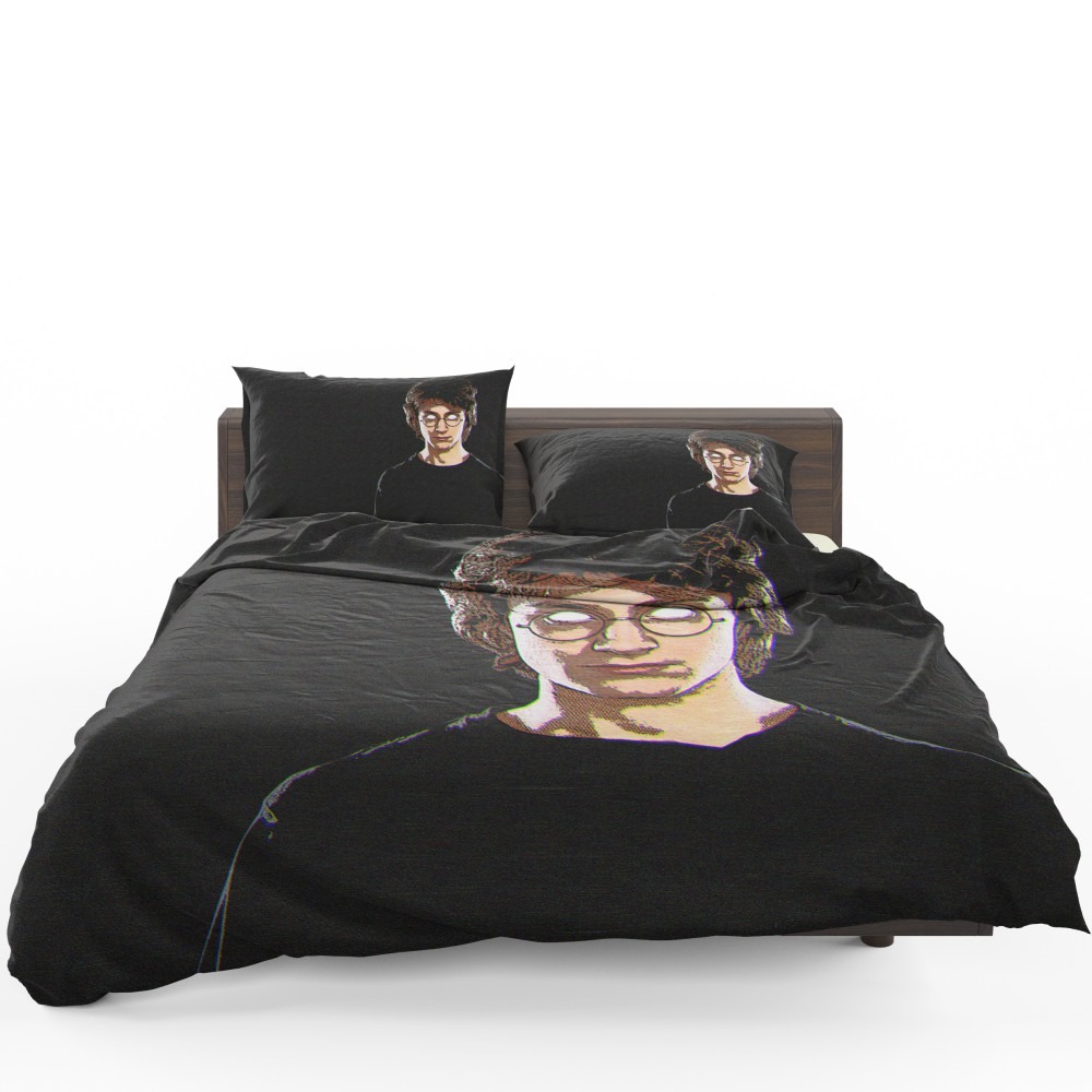 Harry Potter Movie Glitch Art Bedding Set Harry Potter Movie Glitch Art Bedding Set