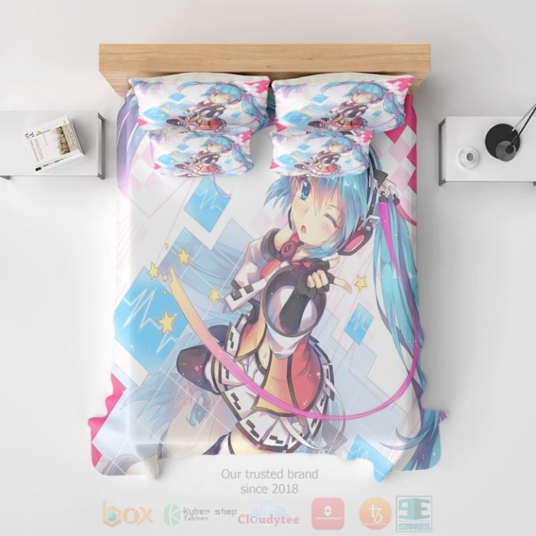 Hatsune-Miku-Dj-Techno-Cool-Vocaloid-Bedding-Set-2