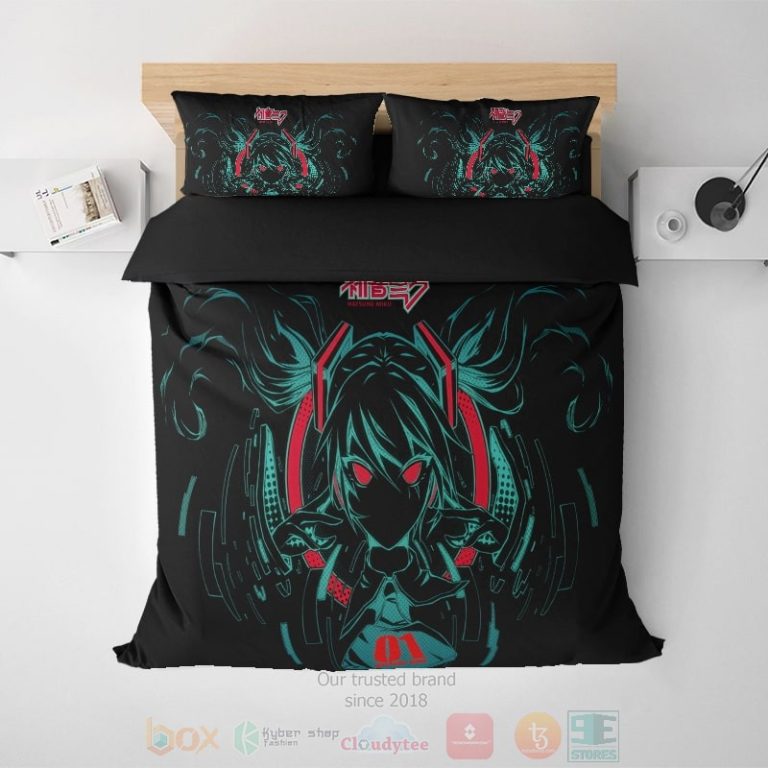 Hatsune-Miku-Electro-Music-Dj-Vocaloid-Bedding-Set-1