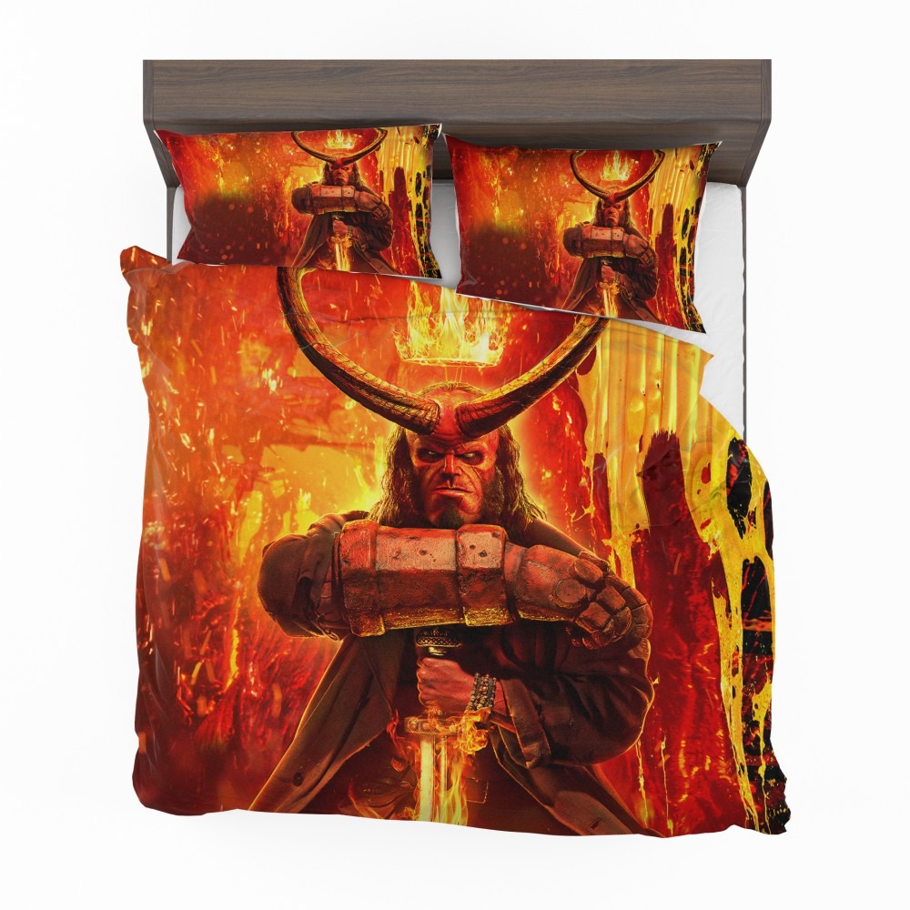 Hellboy-2019-Movie-American-Supernatural-Superhero-Bedding-Set-1