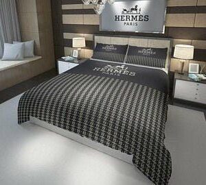 Hermes Black Bedding Set