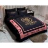 Hermes Black Pink Bedding Set