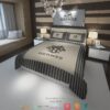 Hermes Chain Hook Square Pattern Duvet Cover Bedding Set