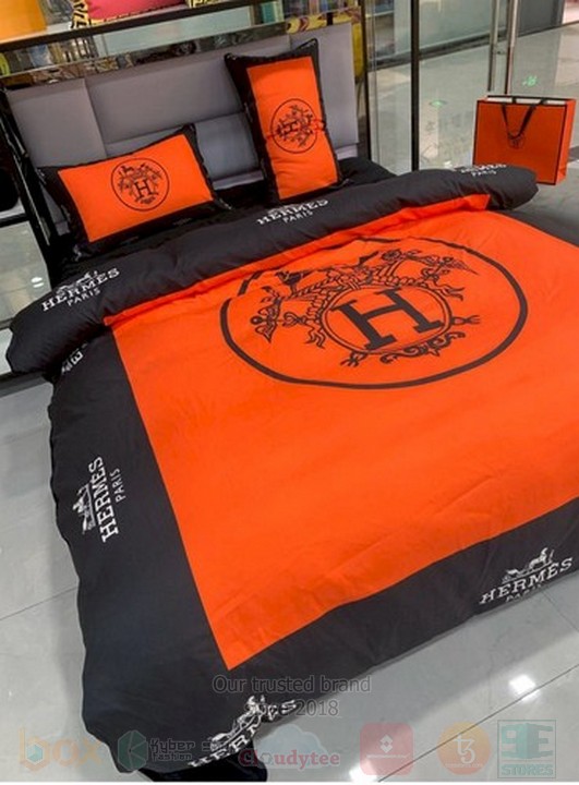 Hermes Inspired Bedding Set Hermes Inspired Bedding Set